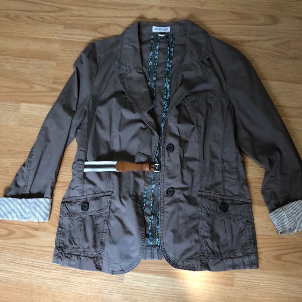 Boyfriend Coat- Sage Green (Utility Jacket)